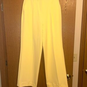 Worthington Sunny Yellow Wide-Leg Pants
